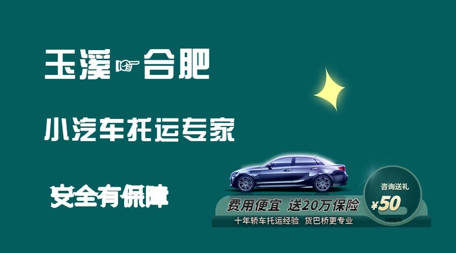玉溪到合肥轎車托運